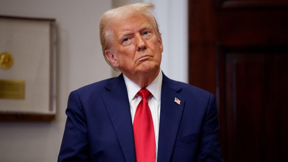 U.S. President Donald Trump appears at a news conference in the Roosevelt Room of the White House on January 21, 2025 in Washington, DC. Trump announced an investment in artificial intelligence (AI) infrastructure and took questions on a range of topics including his presidential pardons of Jan. 6 defendants, the war in Ukraine, cryptocurrencies and other topics. (Photo by Andrew Harnik/Getty Images)