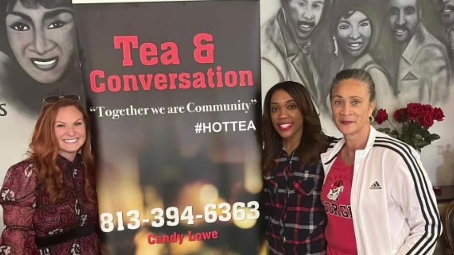 'Tea & Conversations' which is hosted by Lowe to encourage African Americans involvement in politics.