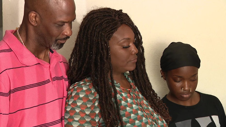 Shawanda Lamones, her husband and 13-year-old daughter were injured in the shooting.