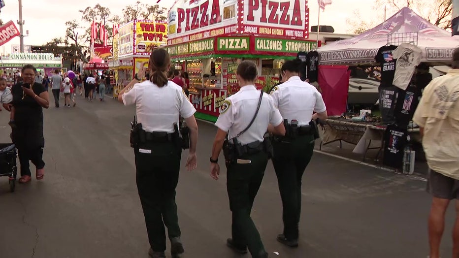 Law enforcement officers at the State Fair.