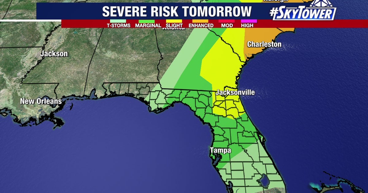 Severe weather risk for Tampa Bay area Wednesday as cold front arrives ...