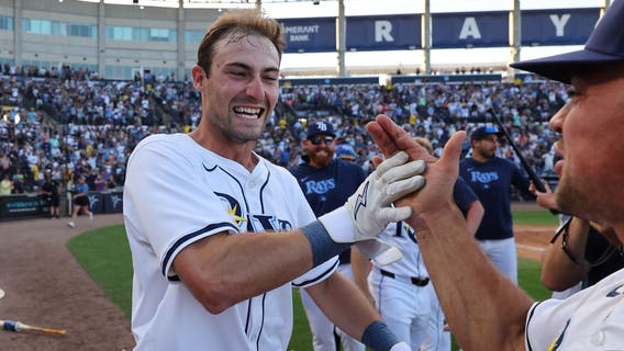 Kameron Misner’s 9th-inning homer lifts Rays over Rockies 3-2 in Steinbrenner Field opener