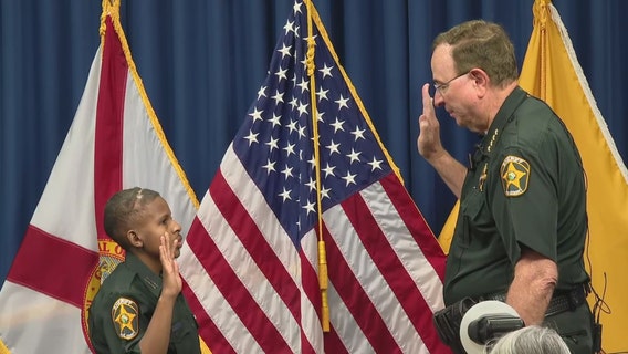 Sheriff Grady Judd swears in boy with brain cancer as honorary Polk County deputy