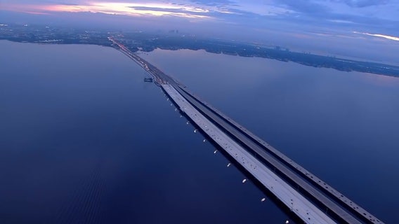 New span of Howard Frankland Bridge opens to traffic