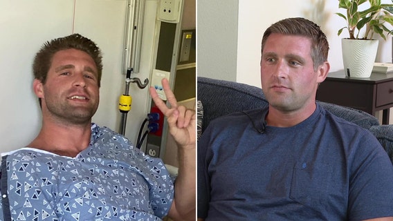 Cancer survivor shares message as doctors see more cases among young men