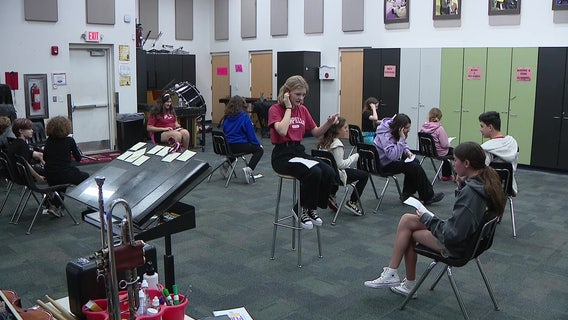 Straz Center hosts theatre class for Rampello students