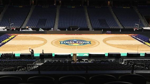 Amalie Arena taking shape for NCAA Women's Final Four in Tampa