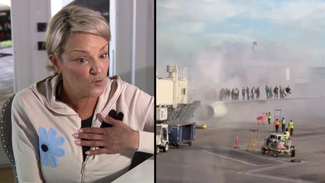 Tampa woman on board American Airlines flight that caught fire after landing in Denver