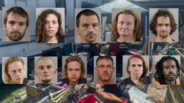 Grady Judd: 'Cranker colony’ busted, 11 arrested amid burglary investigation of Air Force member’s home