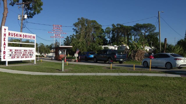 Ruskin Family Drive-In Theatre re-opens after being damaged by Hurricane Milton