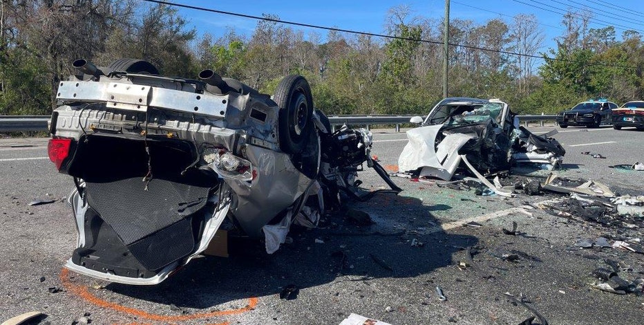 Driver killed, another seriously hurt in fiery rollover crash on