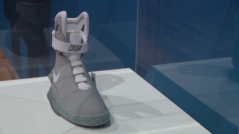 Nike released 89 pairs of the MAG in 2015, inspired by the film "Back to the Future: Part II."