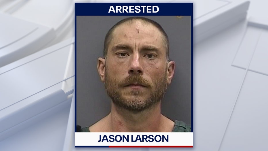 Mugshot of Jason Larson. Courtesy: Tampa Police Department.