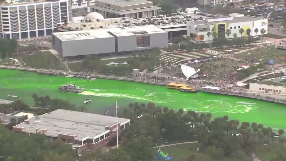 the green river of st patrick day