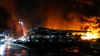 Crews battled large fire at Hillsborough County auto salvage yard