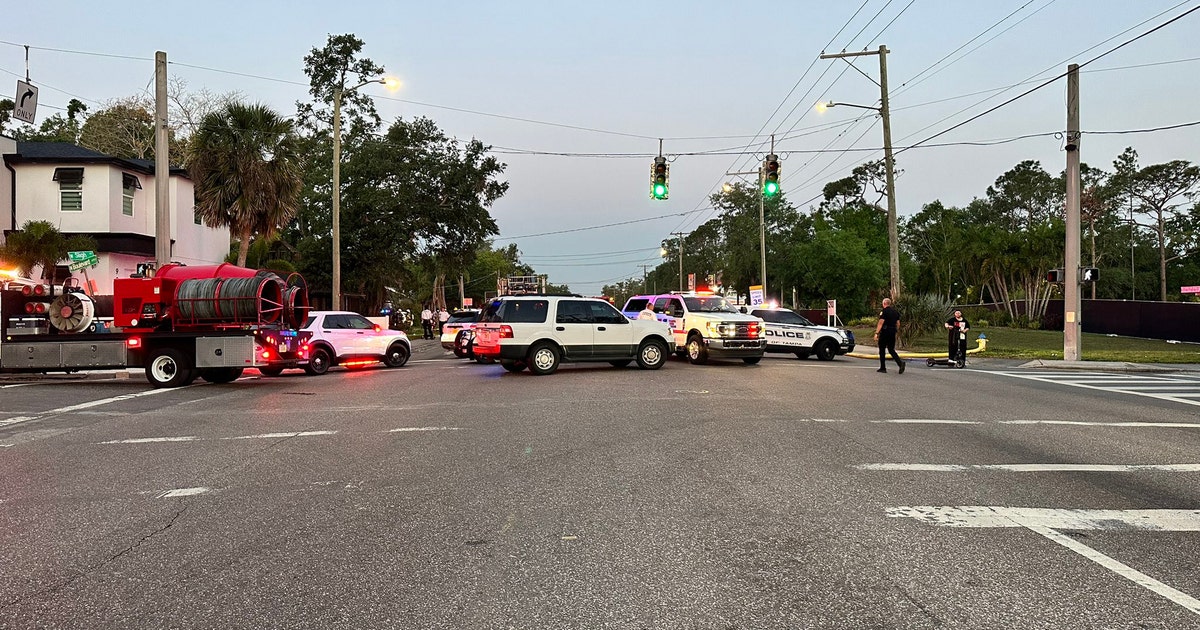 Crews battle fire near ZooTampa at Lowry Park | FOX 13 Tampa Bay