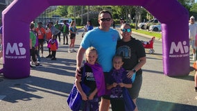 Tampa family celebrates daughter's health milestone at March for Babies walk