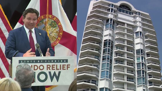 DeSantis continues to battle state legislatures over condo relief measures