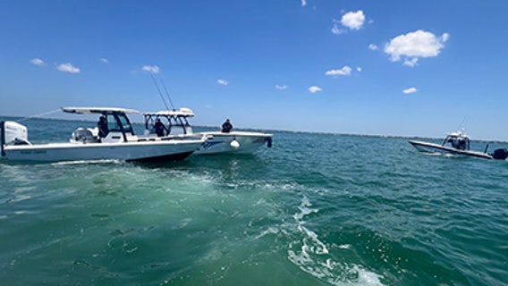 Video: Florida officer leaps onto runaway boat after man thrown overboard