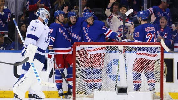 Mika Zibanejad scores twice, Igor Shesterkin makes 27 saves and Rangers down Lightning 4-0