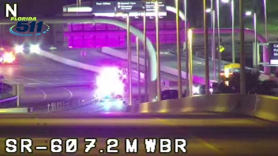 Man killed in crash on road leading out of Tampa International Airport