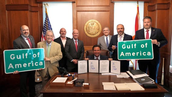 Governor DeSantis signs Gulf of America bills into law