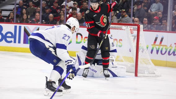 Lightning fall 2-1 to Senators, still wrap up playoff spot with Avs’ victory over Blue Jackets
