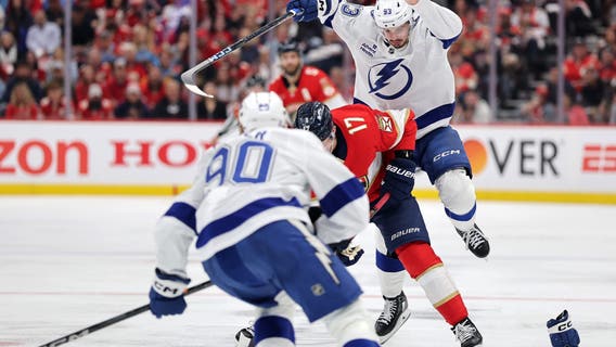 Panthers erase deficit with 2 goals in 11 seconds, beat Lightning 4-2 to take 3-1 series lead