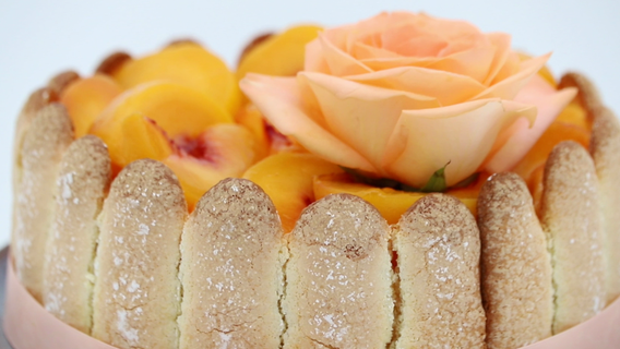 Dinner DeeAs Dessert Week recipe: Peaches & Cream Charlotte