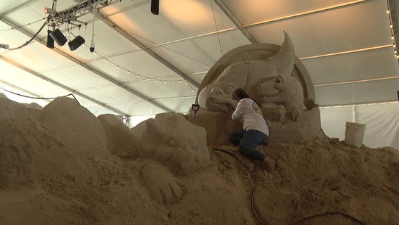 Sculptors from all over the world gear up for Pier 60 Sugar Sand Festival in Clearwater Beach