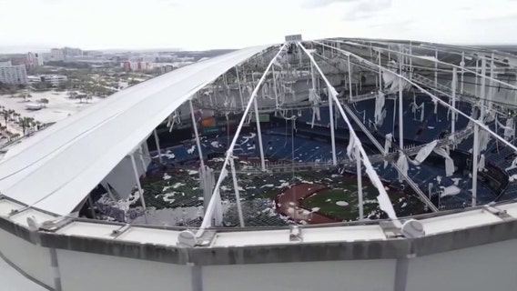Tropicana Field damage: Inside the Tampa Bay Rays' stadium ravaged by Hurricane Milton