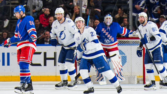 Point scores twice as Lightning defeat Rangers 5-1