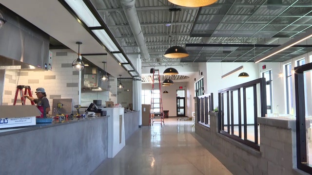 Depot 303 in finishing stages before grand opening in downtown Mulberry