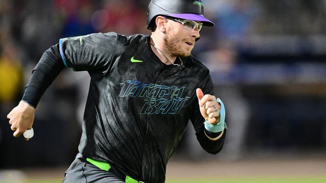 Danny Jansen homers and drives in 4 runs to help the Rays to a 6-3 win over the Braves