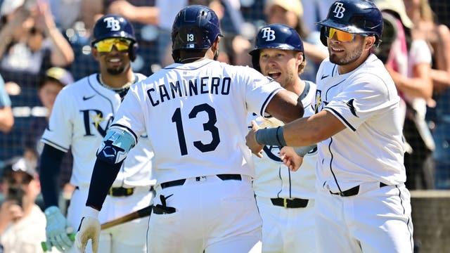 Junior Caminero homers as the Tampa Bay Rays beat the Atlanta Braves 8-3