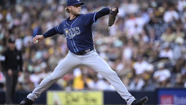 Baz, Díaz lead the Rays to 1-0 win over the Padres, who suffer consecutive shutouts