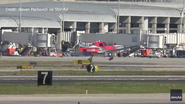 Video: Plane bounces on runway at TPA, pilot prevents crash