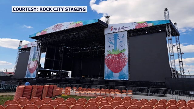 Strawberry Festival replacing decades-old stage as country stars continue to bring talents to Plant City