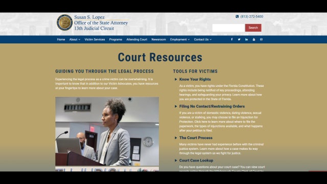 Hillsborough County unveils online tool with victims' resources