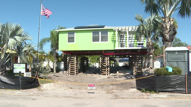 Gulfport couple raises home after Hurricane Helene: ‘Up we go’