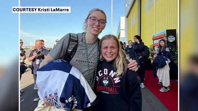 Young athlete meets UConn basketball star ahead Final Four in Tampa