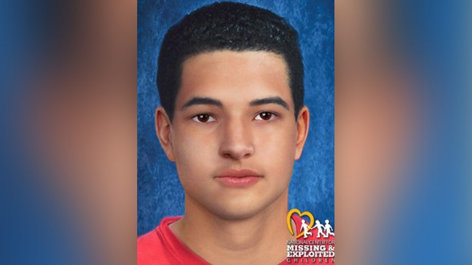 Pictured: Age-progression photo of Brian Do Santos Gomes. Image is courtesy of the National Center for Missing and Exploited Children.