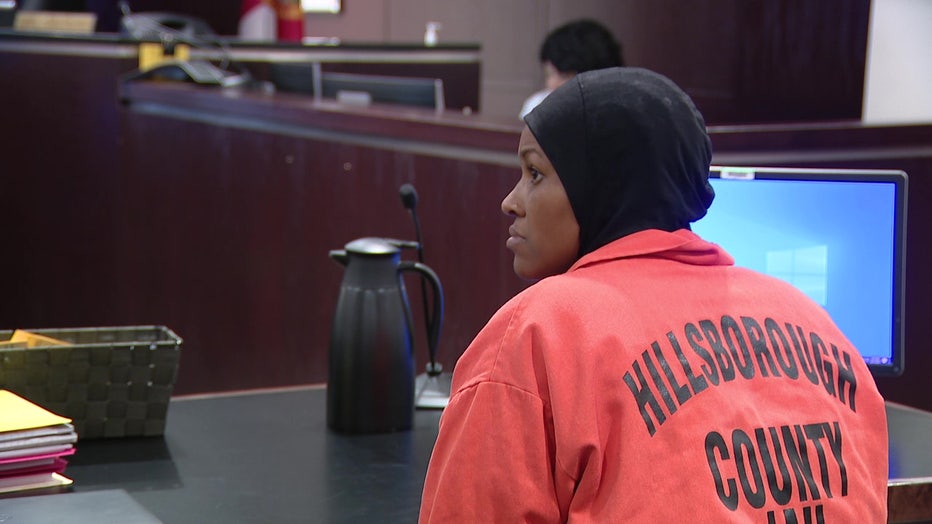 Pictured: Laisha Landrum in court.