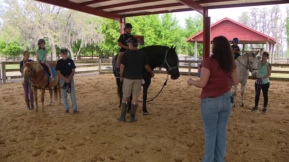 A partnership between Quantum Leap Farm and the 1Voice Foundation has provided free equine therapy for around 300 kids battling pediatric cancer.