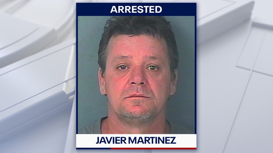 Javier Martinez mugshot courtesy of the Hernando County Sheriff's Office.