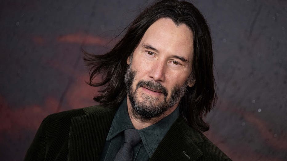 Keanu Reeves attends the "John Wick: Chapter 4" UK Gala Screening at Cineworld Leicester Square on March 06, 2023 in London, England. (Photo by Jeff Spicer/WireImage)