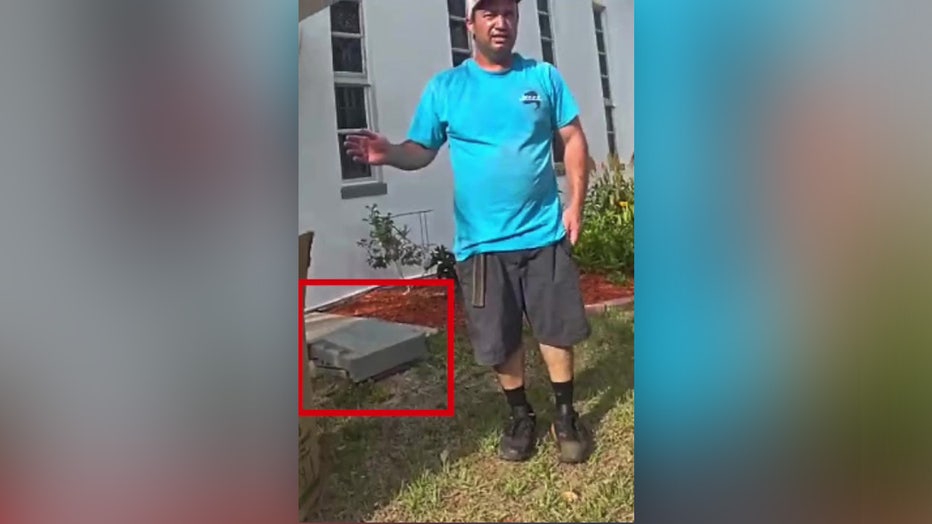Police say when the located Juan Carlos Figueroa Cruzado, he still had the cash register with him. Image is courtesy of the Lakeland Police Department.