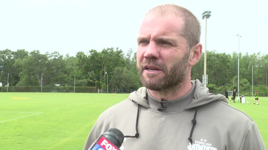 Pictured: Former Tampa Bay Rowdies Head Coach Robbie Neilson.