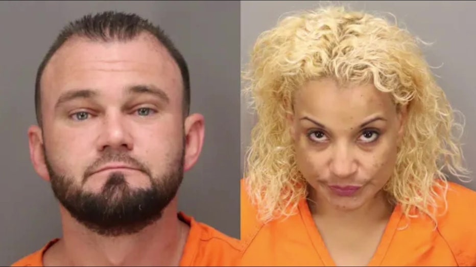 Pictured: Steve Gress and Michelle Brandes. Courtesy: Pinellas County Jail.