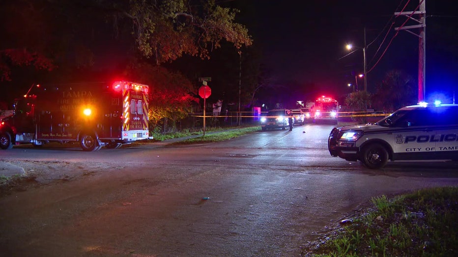 Tampa police say a man was shot late Sunday at the intersection of N. 9th St. and E. Wilma St.
